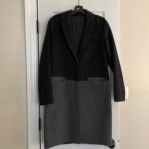 Theory color block coat